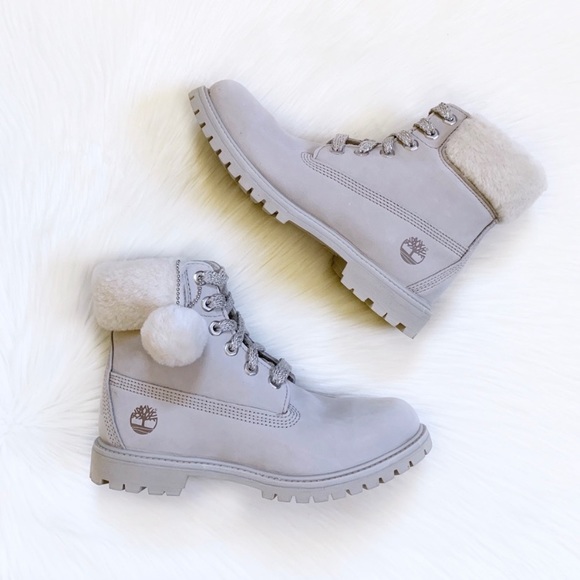 Timberland 6” Shearling Collar Waterproof Boots - Picture 5 of 8